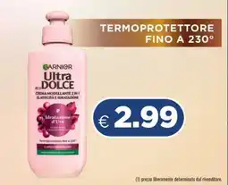 Acqua & Sapone Garnier Ultra Dolce Crema Modellante 2 in 1 offerta