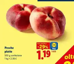 Lidl Pesche piatte offerta