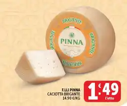 Deco Supermercati F.lli pinna caciotta brigante offerta