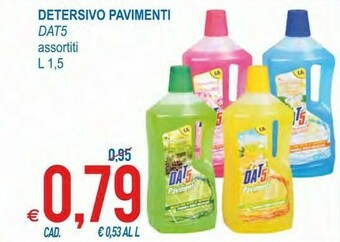 MD Discount Dat5 detersivo pavimenti offerta