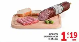 Deco Supermercati Fiorucci Salame Napoli offerta