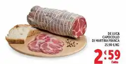 Deco Supermercati DE LUCA CAPOCOLLO DI MARTINA FRANCA offerta