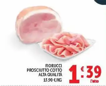 Deco Supermercati Fiorucci Prosciutto Cotto offerta