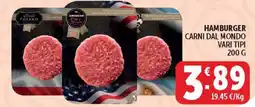 Deco Supermercati HAMBURGER CARNI DAL MONDO offerta
