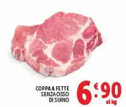 Deco Supermercati Coppa a fette senza osso di suino offerta