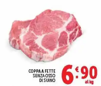 Deco Supermercati Coppa a fette senza osso di suino offerta