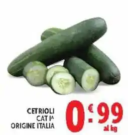 Deco Supermercati CETRIOLI offerta