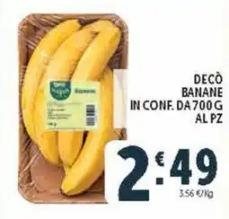 Deco Supermercati Decò banane offerta