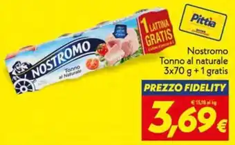 Iper Super Conveniente Nostromo Tonno al Naturale offerta