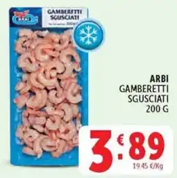Deco Supermercati ARBI GAMBERETTI SGUSCIATI offerta