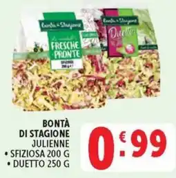 Deco Supermercati BONTÀ DI STAGIONE JULIENNE offerta