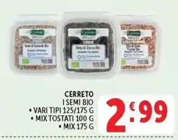 Deco Supermercati CERRETO I SEMI BIO offerta