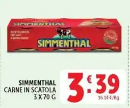Deco Supermercati SIMMENTHAL CARNE IN SCATOLA offerta