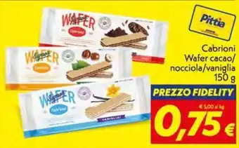 Iper Super Conveniente Cabrioni Wafer offerta
