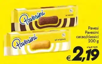 Iper Super Conveniente Pavesini cacao/classici offerta