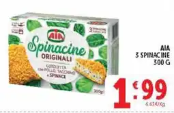 Deco Supermercati AIA Spinacine Originali offerta