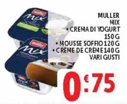 Deco Supermercati MULLER MIX offerta