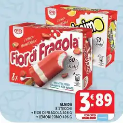 Deco Supermercati Algida Fior di Fragola offerta