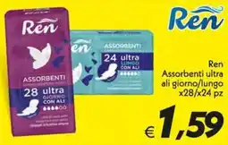 Iper Super Conveniente Ren Assorbenti ultra ali giorno/lungo offerta