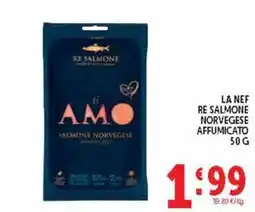 Deco Supermercati LA NEF RE SALMONE NORVEGESE AFFUMICATO offerta
