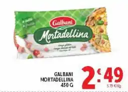Deco Supermercati Galbani Mortadellina offerta