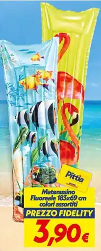 Iper Super Conveniente Materassino Fluo Pittia offerta
