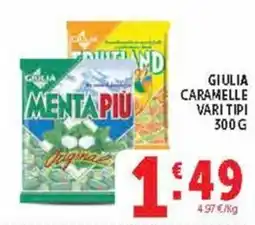 Deco Supermercati GIULIA Caramelle Vari Tipi offerta