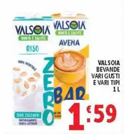 Deco Supermercati VALSOIA BEVANDE VARI GUSTI offerta