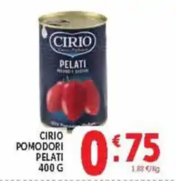 Deco Supermercati CIRIO POMODORI PELATI offerta
