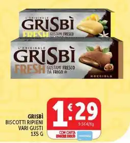 Deco Supermercati GRISBÌ BISCOTTI RIPIENI offerta