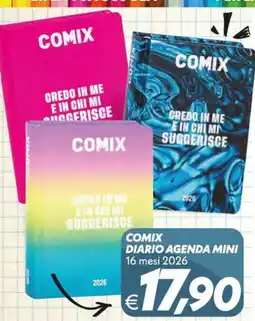 Iper Super Conveniente COMIX DIARIO AGENDA MINI offerta