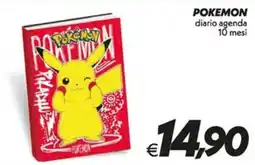 Iper Super Conveniente POKEMON diario agenda offerta