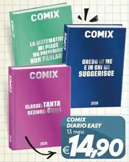 Iper Super Conveniente COMIX DIARIO EASY offerta