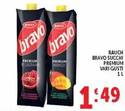 Deco Supermercati RAUCH BRAVO SUCCHI PREMIUM offerta
