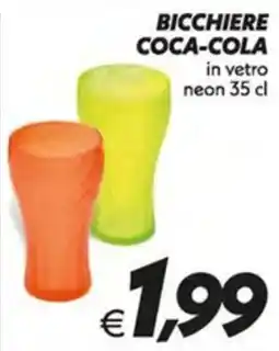 Iper Super Conveniente Bicchiere Coca-Cola offerta
