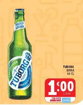 Deco Supermercati TUBORG BIRRA offerta