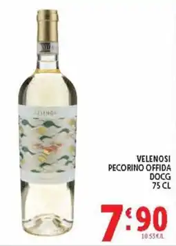 Deco Supermercati VELENOSI PECORINO OFFIDA DOCG offerta