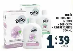 Deco Supermercati Decò Detergente Intimo offerta