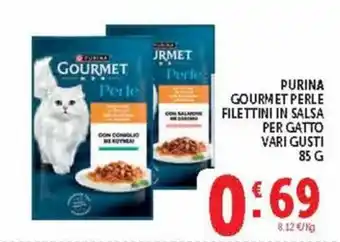 Deco Supermercati Purina Gourmet Perle Filettini in Salsa offerta