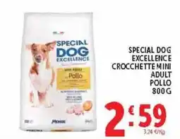 Deco Supermercati SPECIAL DOG EXCELLENCE CROCCETTE MINI ADULT POLLO offerta