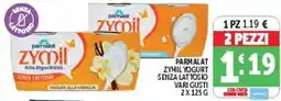 Deco Supermercati Parmalat Zymil Yogurt Senza Lattosio offerta