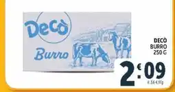 Deco Supermercati Decò Burro offerta