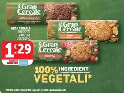 Deco Supermercati Gran Cereale Biscotti offerta