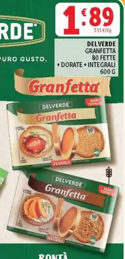 Deco Supermercati Delverde Granfetta offerta