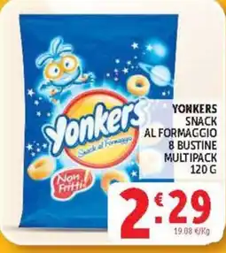 Deco Supermercati Yonkers Snack al Formaggio offerta