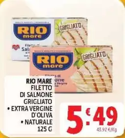 Deco Supermercati RIO MARE FILETTO DI SALMONE GRIGLIATO offerta