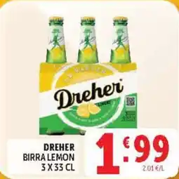 Deco Supermercati Dreher Birra Lemon offerta