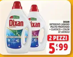 Deco Supermercati Dixan Detersivo Liquido Pulito Profondo offerta
