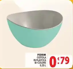 Deco Supermercati PEDRINI CIOTOLA IN PLASTICA BI-COLORE offerta