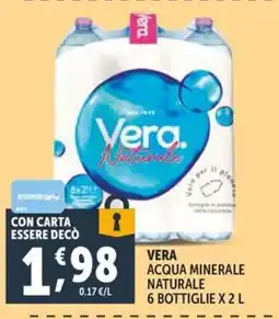Deco Supermercati Vera Acqua Minerale Naturale offerta